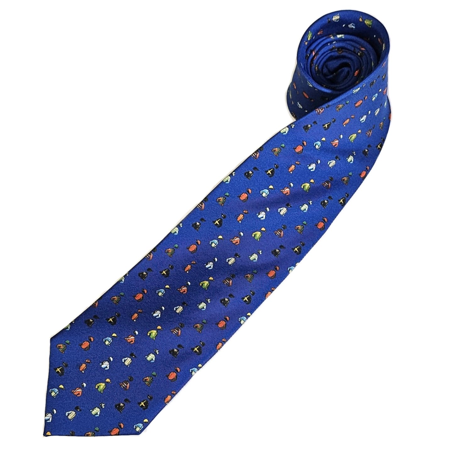 Fox & Chave Jockey Silks Tie - Blue