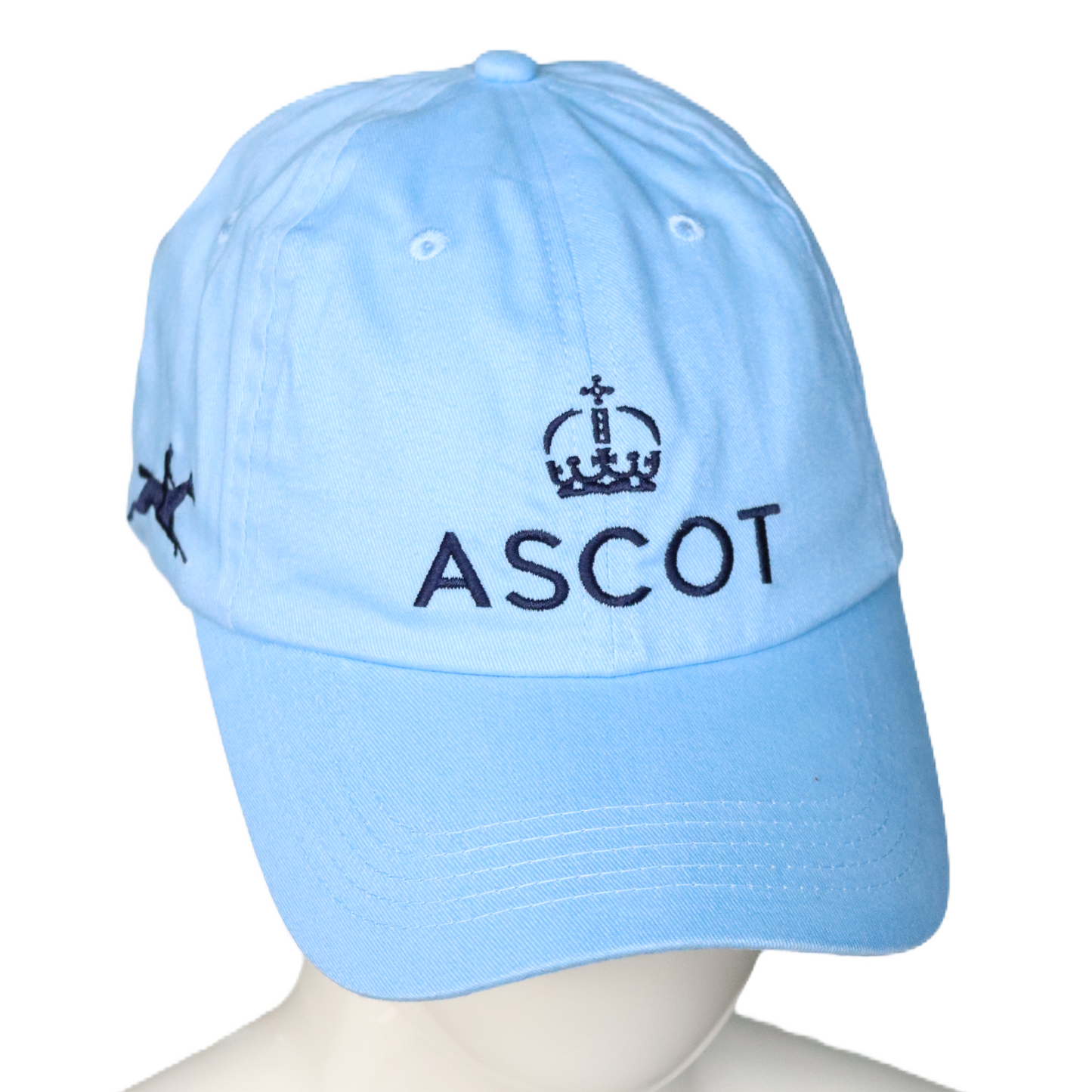 Adult Ascot Logo Cap - Light Blue
