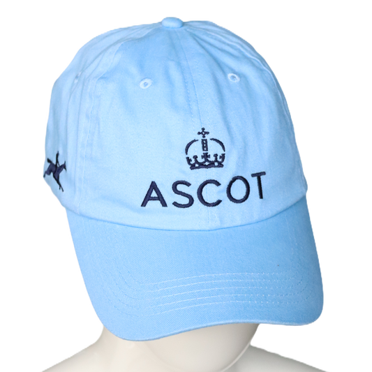 Adult Ascot Logo Cap - Light Blue