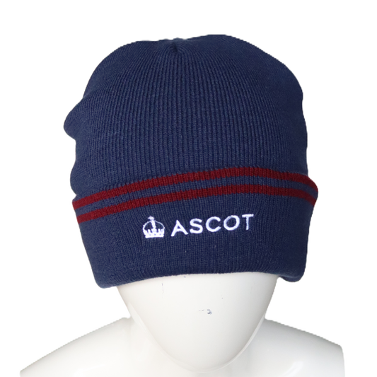 Ascot Logo Beanie - Navy