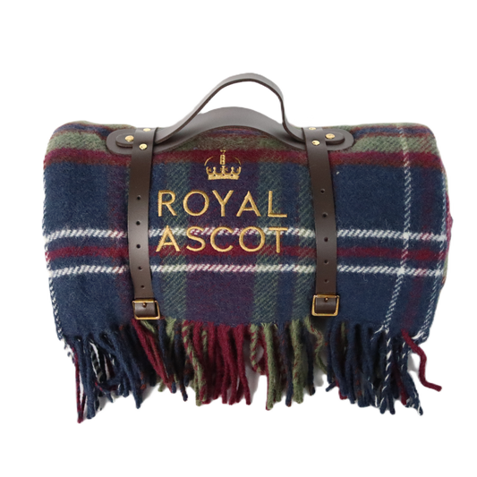 Royal Ascot Picnic Rug with Leather Strap