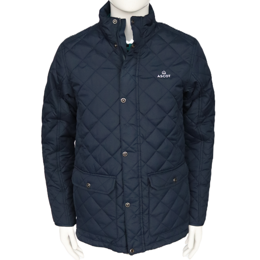 Mens Quilted Jacket with Ascot Logo
