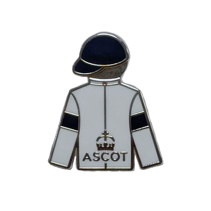 Ascot RARC Silk Pin Badge