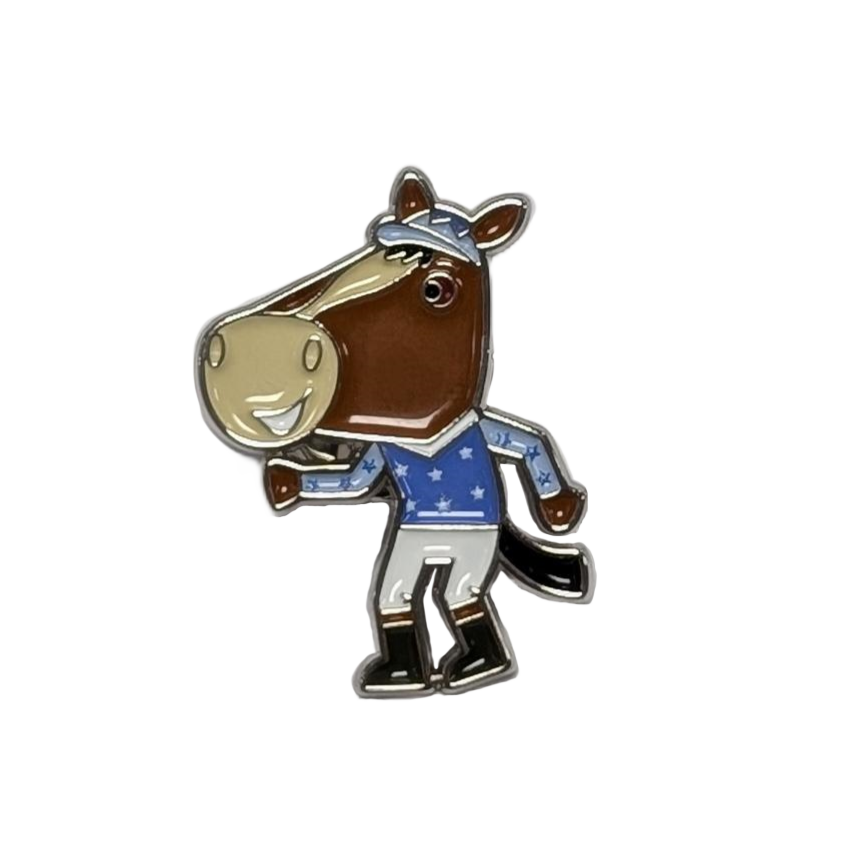 Ascot Scotty Pin Badge