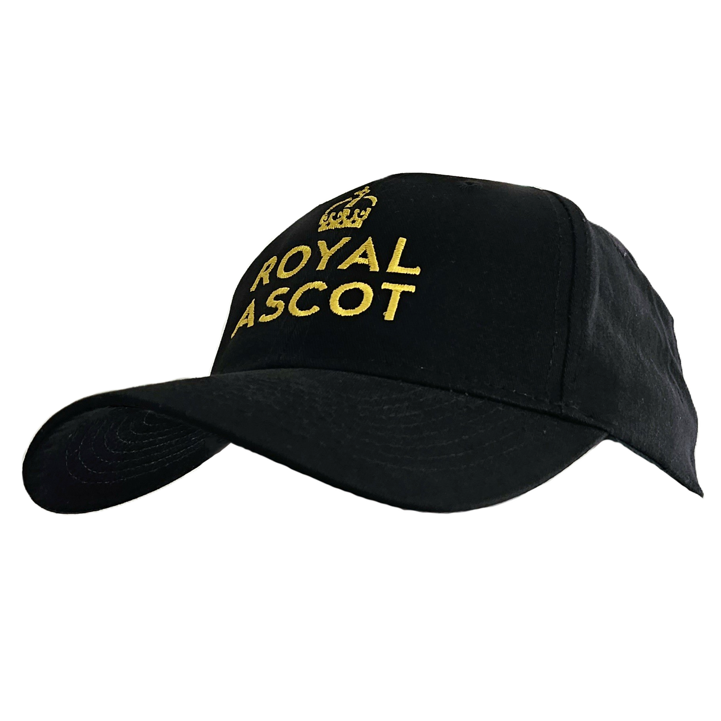 Adult Royal Ascot Logo Cap - Black