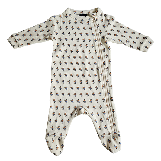 Children's Scotty Print Baby Grow