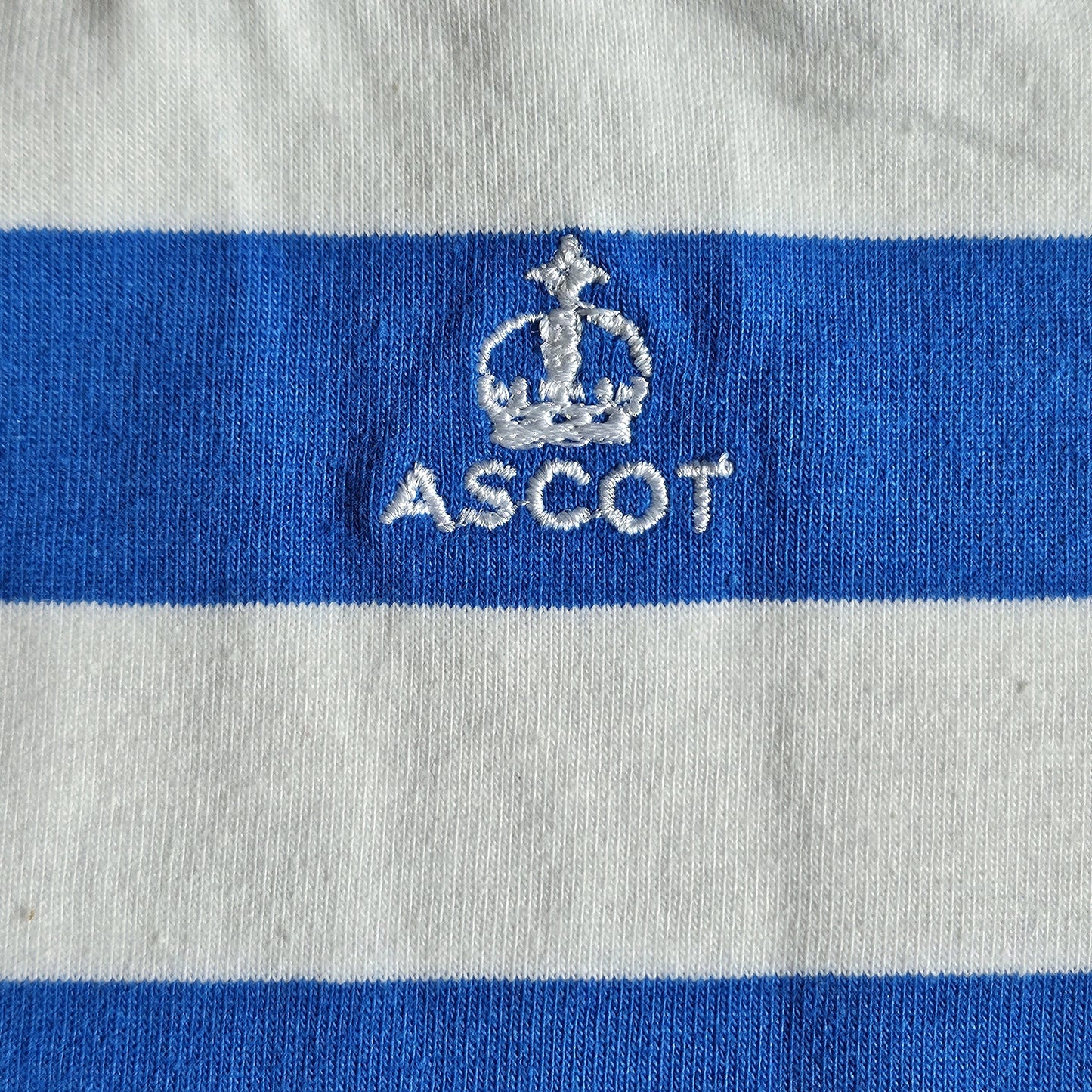Children's Scotty Stripe T-Shirt - White/Blue