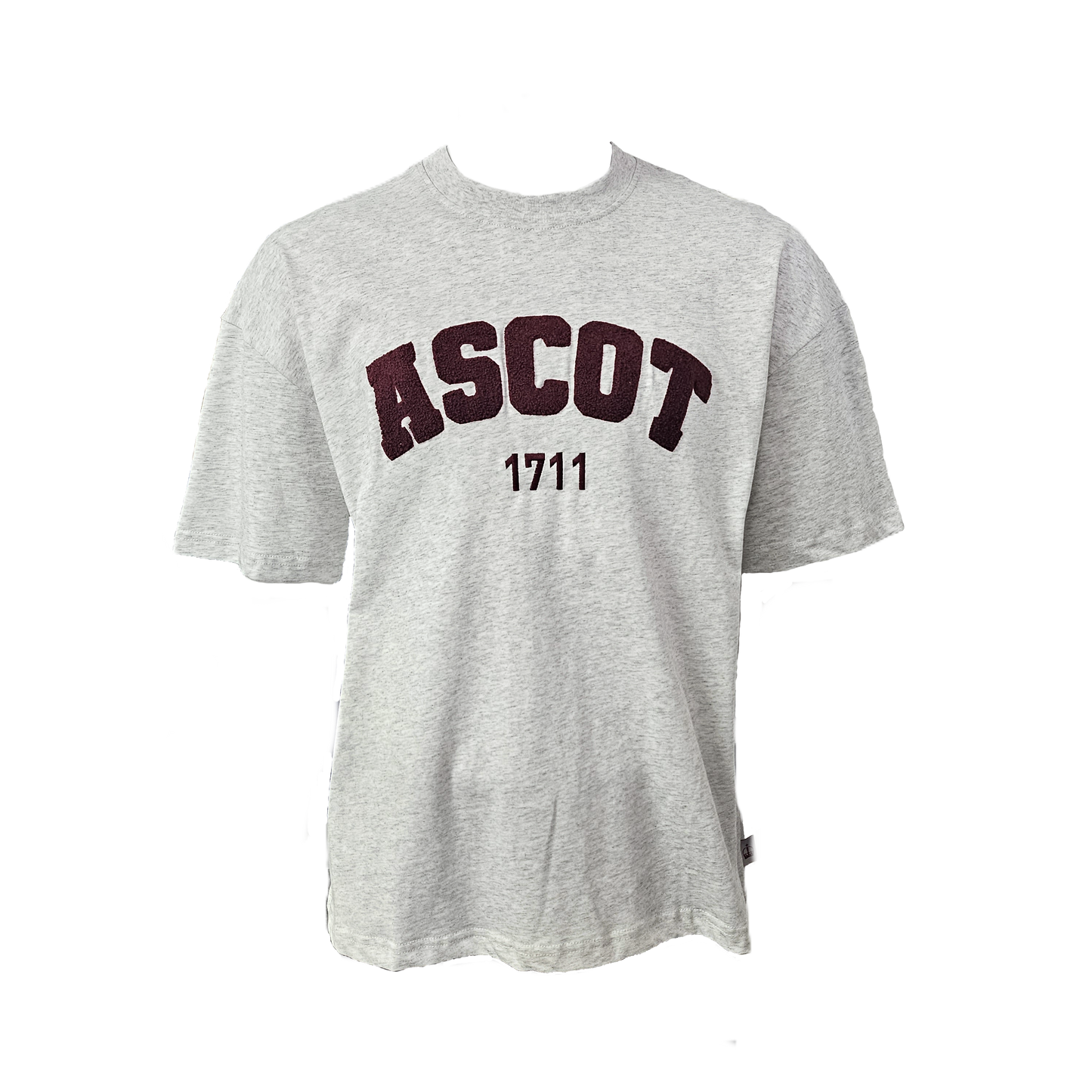 Ascot 1711 T-Shirt - Grey/Burgundy