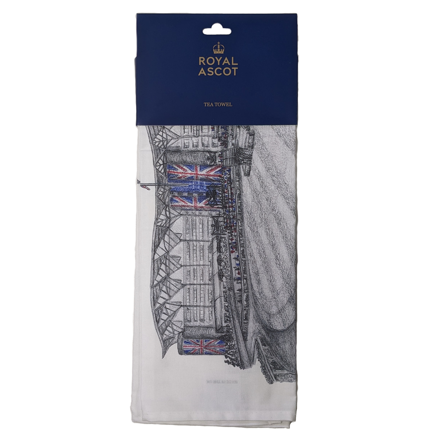 Royal Ascot Tea Towel - Parade Ring