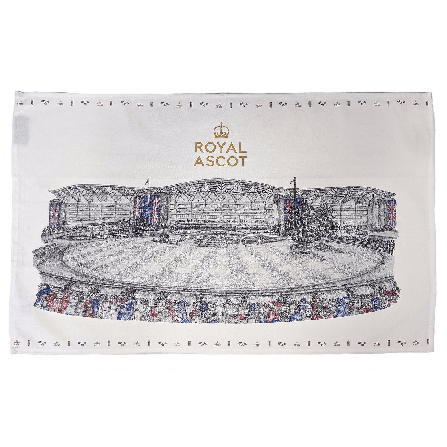 Royal Ascot Tea Towel - Parade Ring