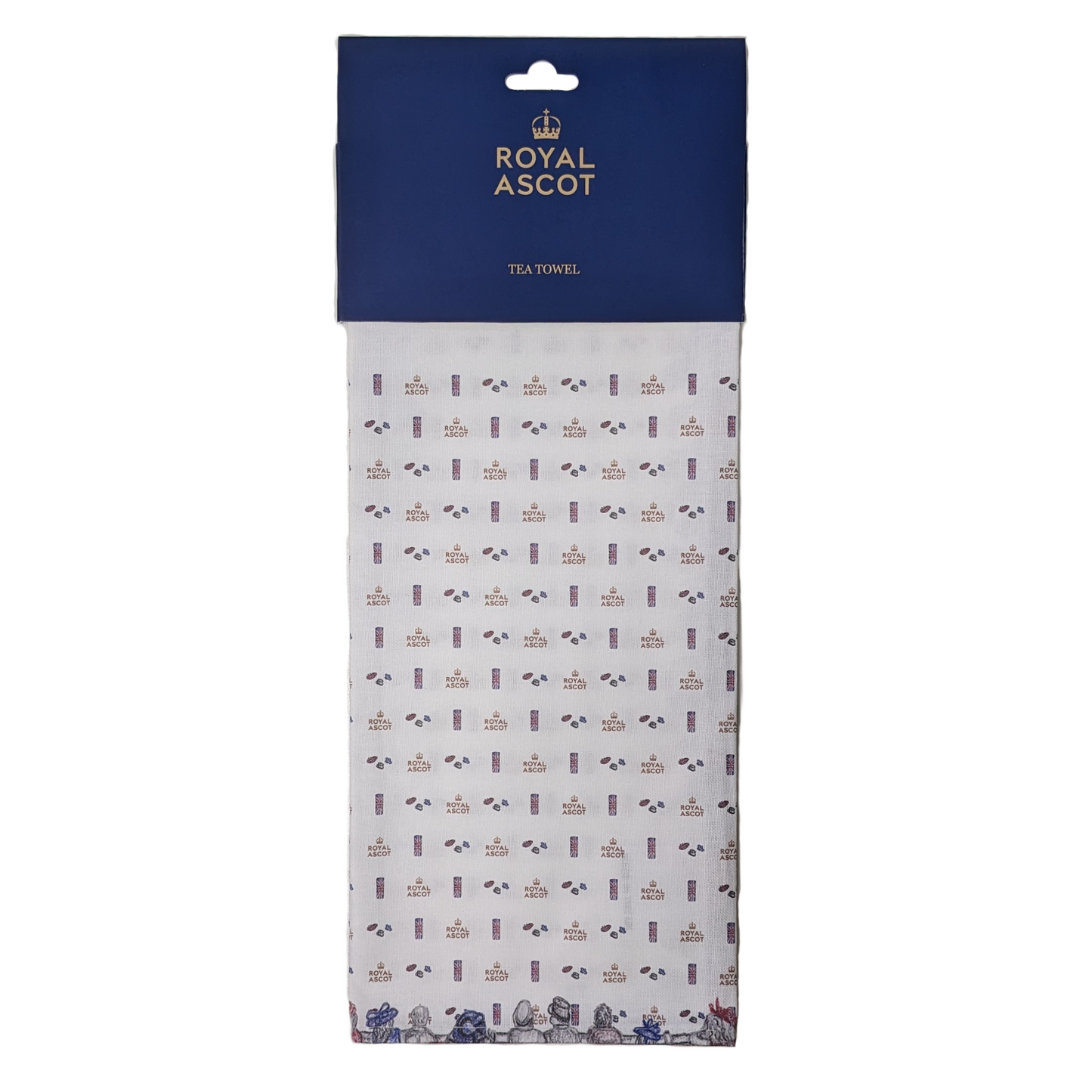 Royal Ascot Tea Towel - Grandstand Party