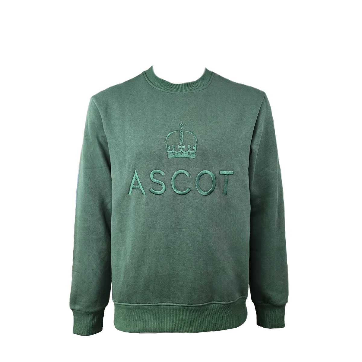 Ascot Embroidered Sweatshirt - Green