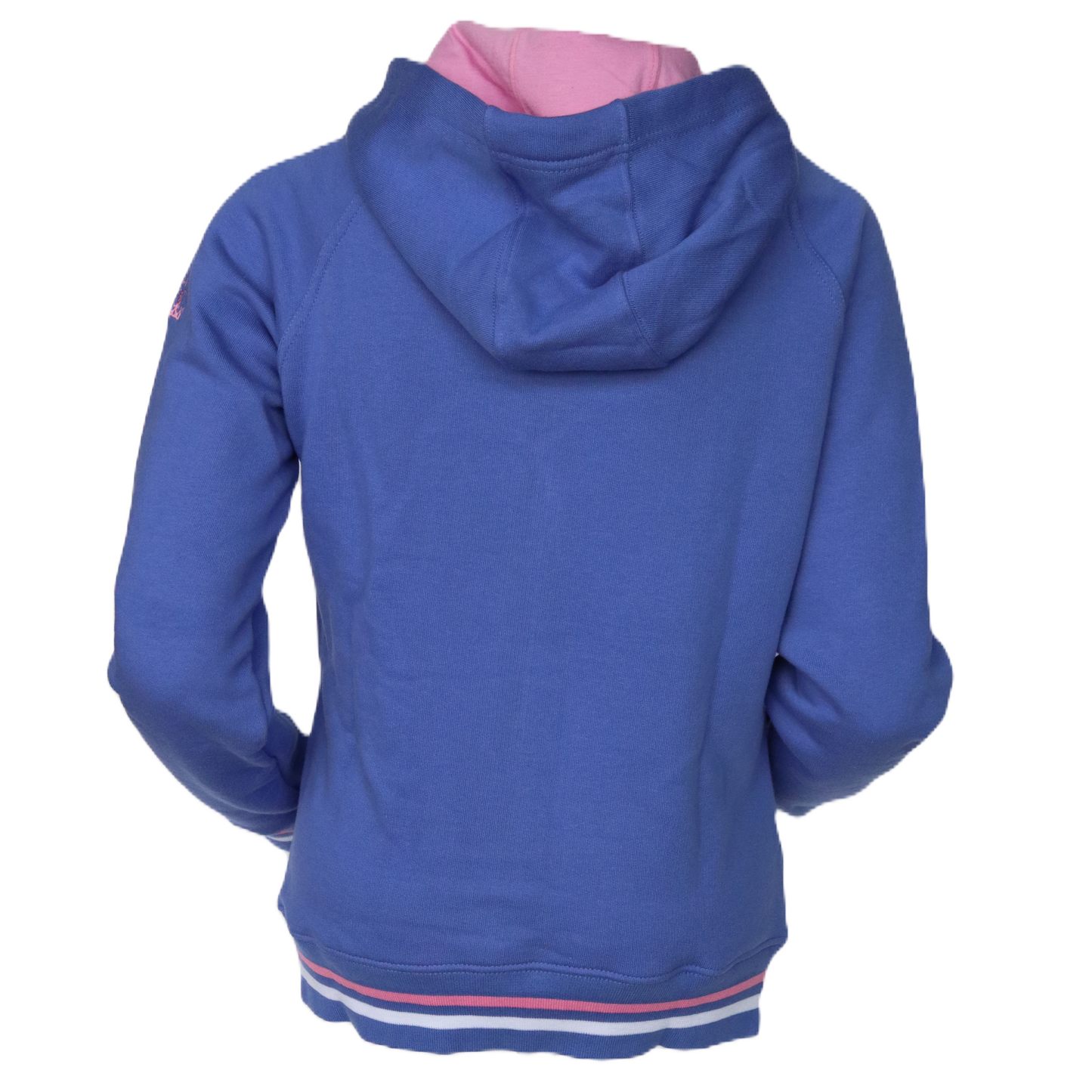 Ladies Ascot Logo Hoodie - Blue/Pink