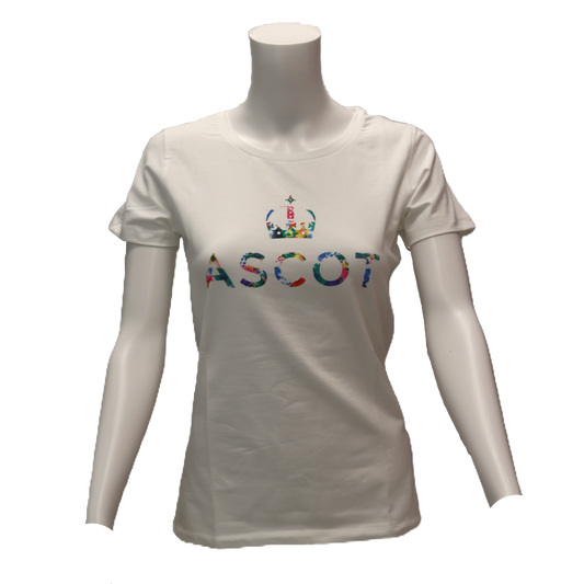 Ladies Ascot Logo T-Shirt - White