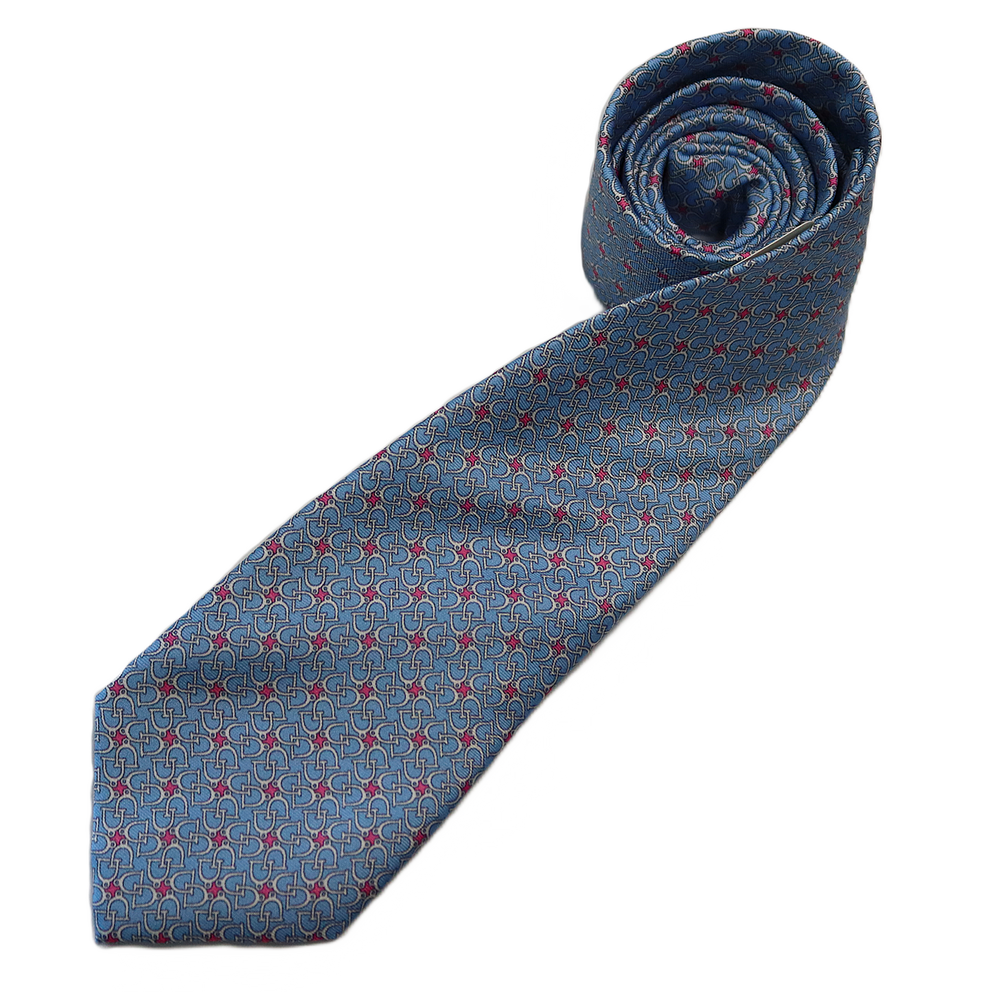 T.M. Lewin Stirrup Tie - Light Blue