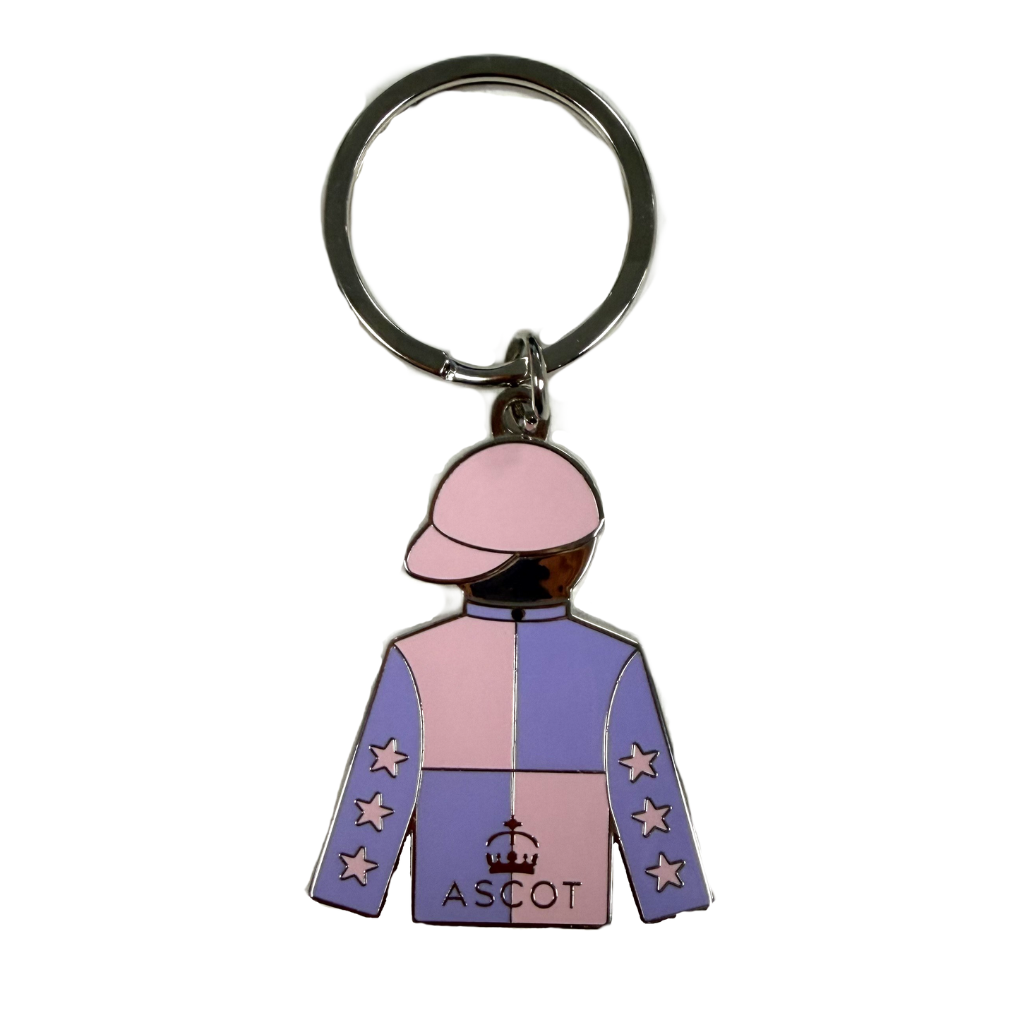 Pink & Purple Jockey Keyring
