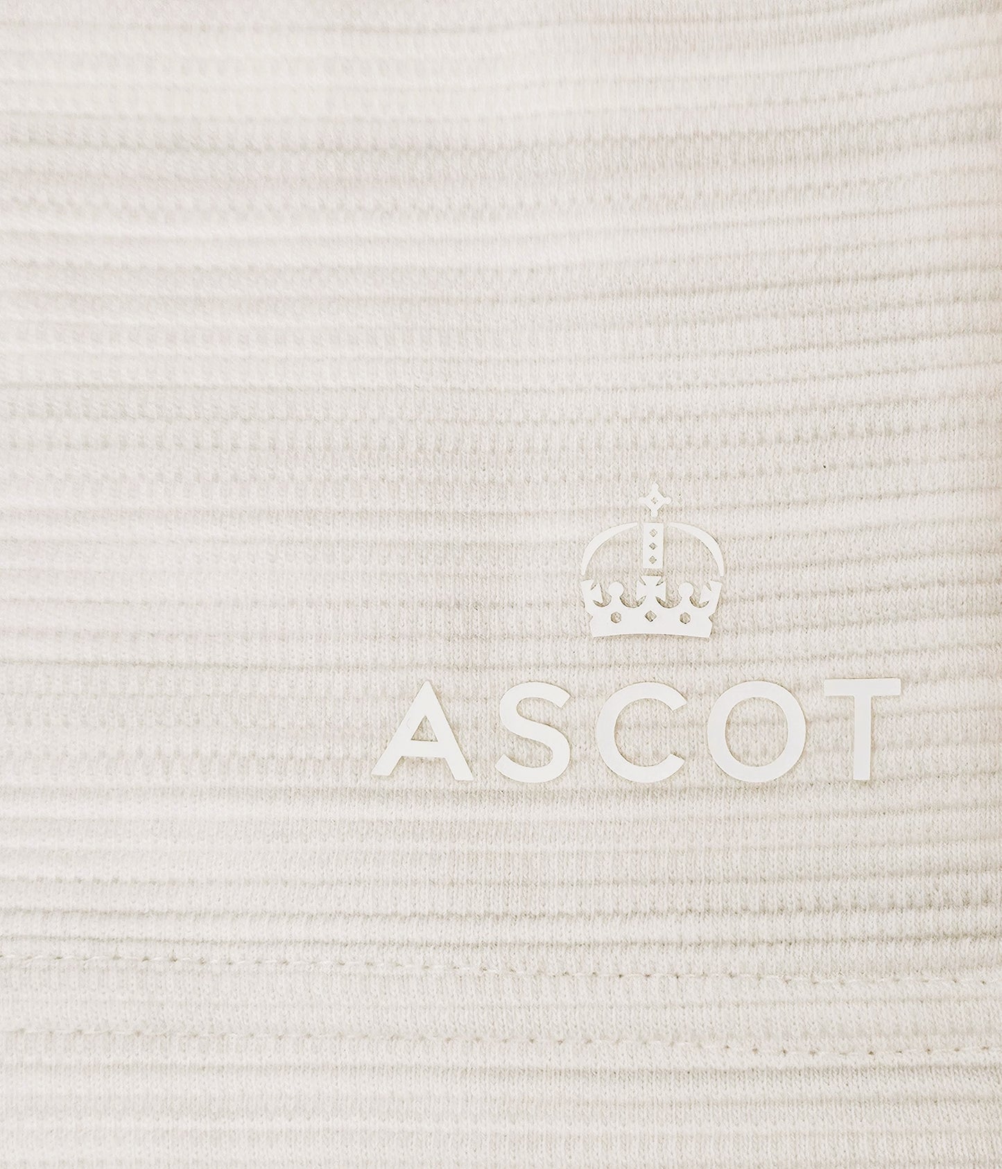 Ascot Textured T-Shirt - Ecru
