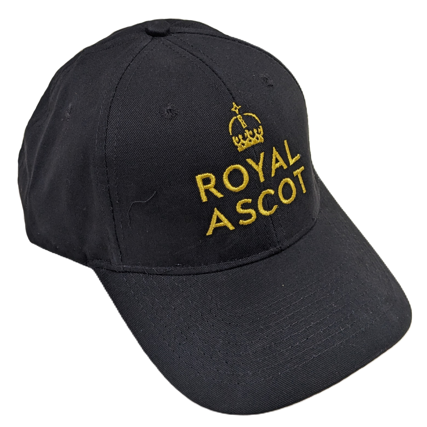 Adult Royal Ascot Logo Cap - Black