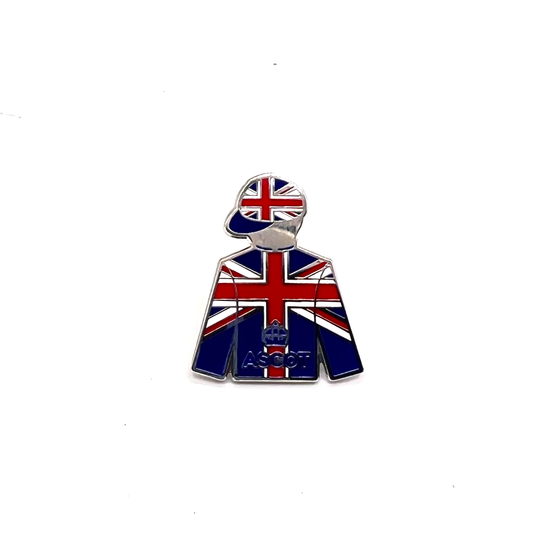 Jockey Silks Pin Badge - Union Jack