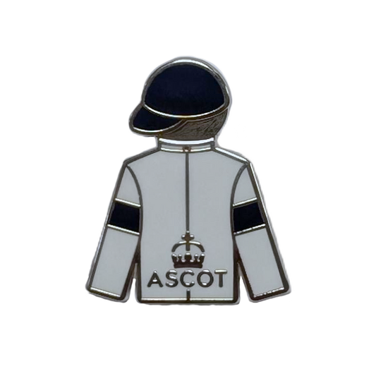 Ascot RARC Silk Pin Badge