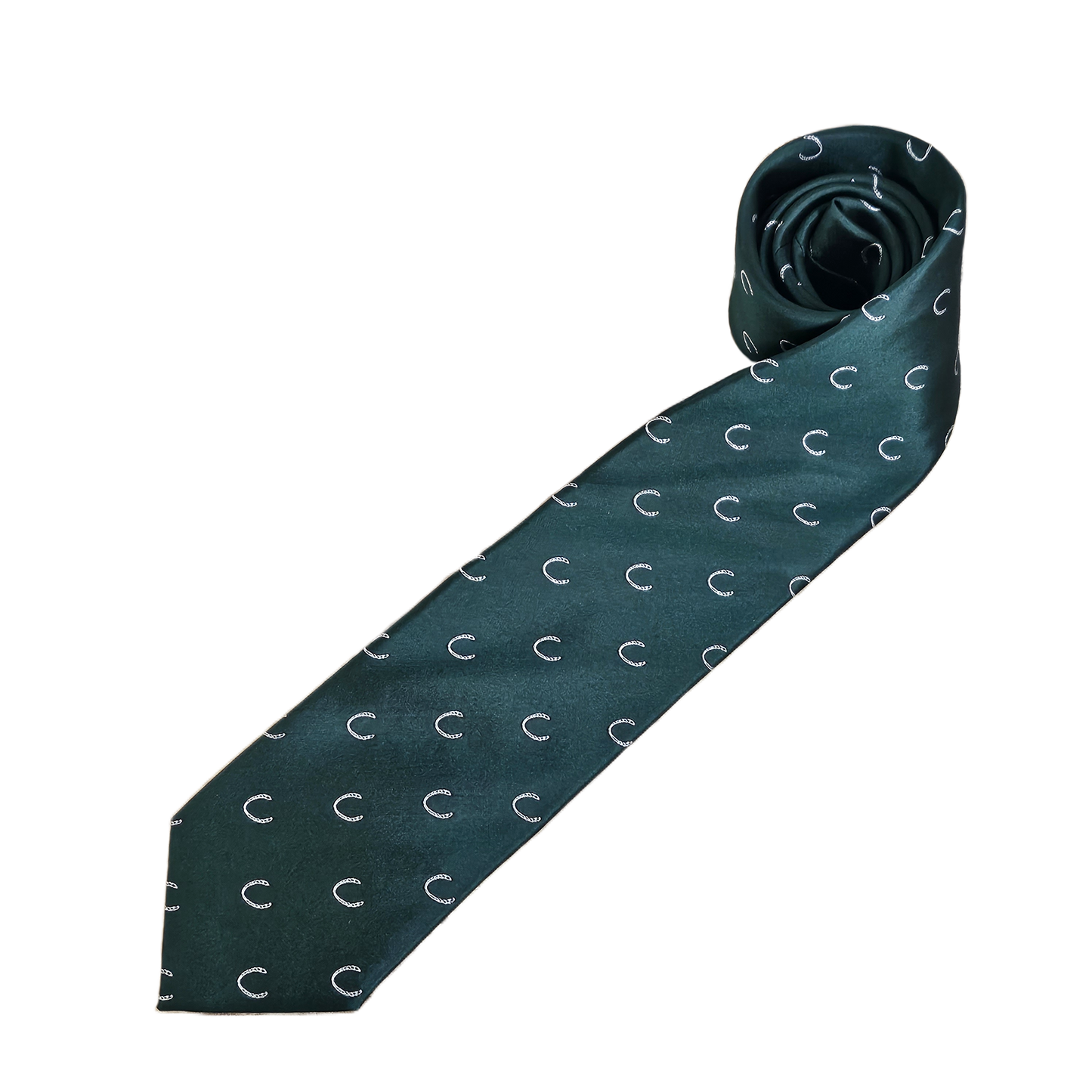 Green Horseshoe Tie