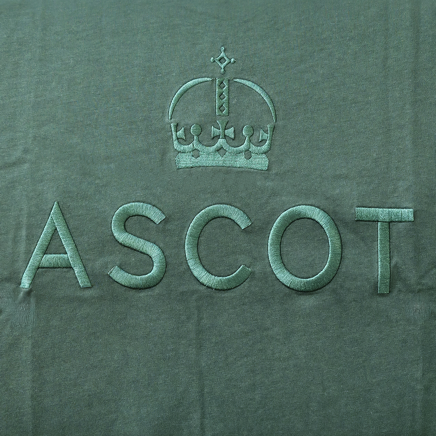Ascot Embroidered T-Shirt - Green
