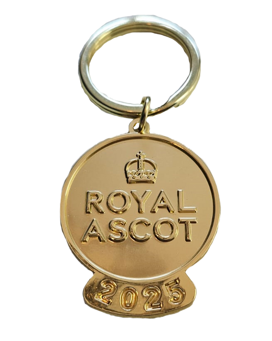 Royal Ascot Dated Logo Keyring
