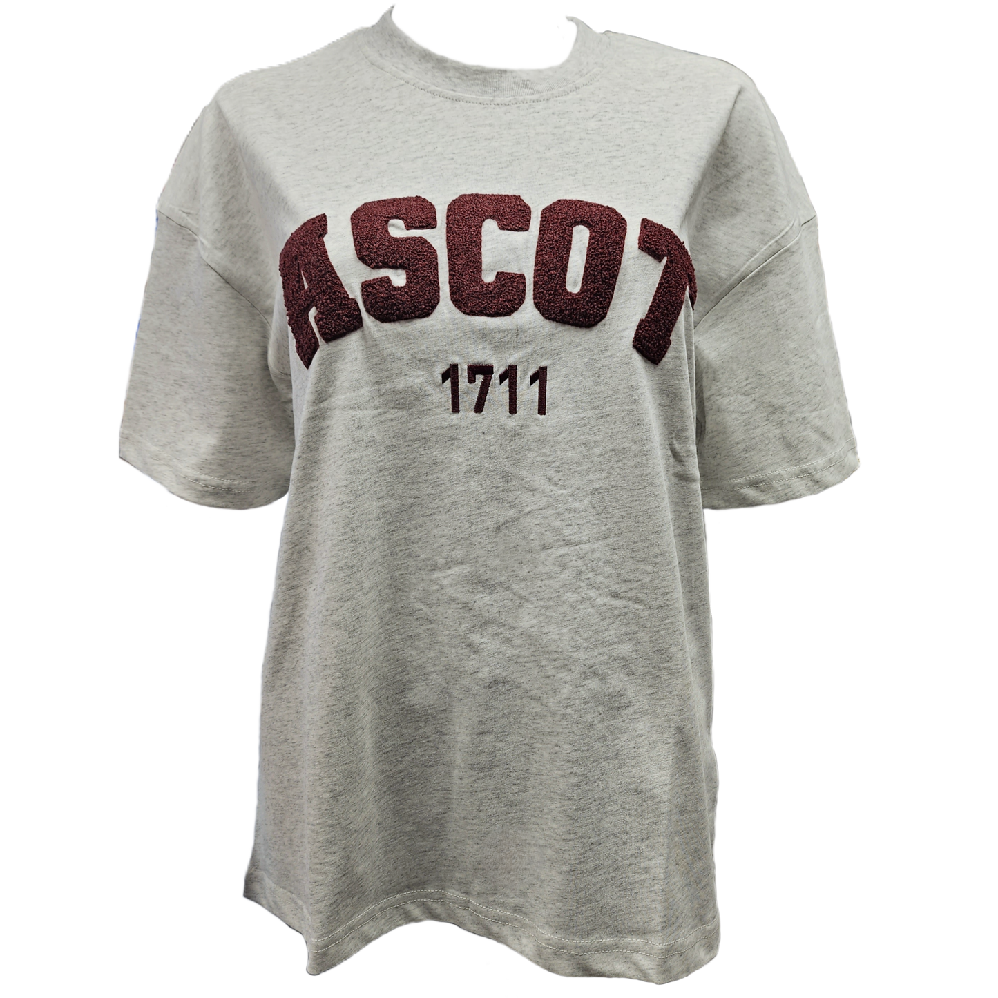 Ascot 1711 T-Shirt - Grey/Burgundy
