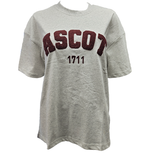 Ascot 1711 T-Shirt - Grey/Burgundy