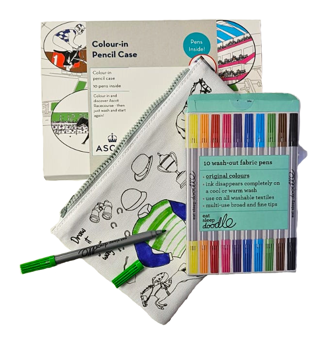 Ascot Colour-In Pencil Case