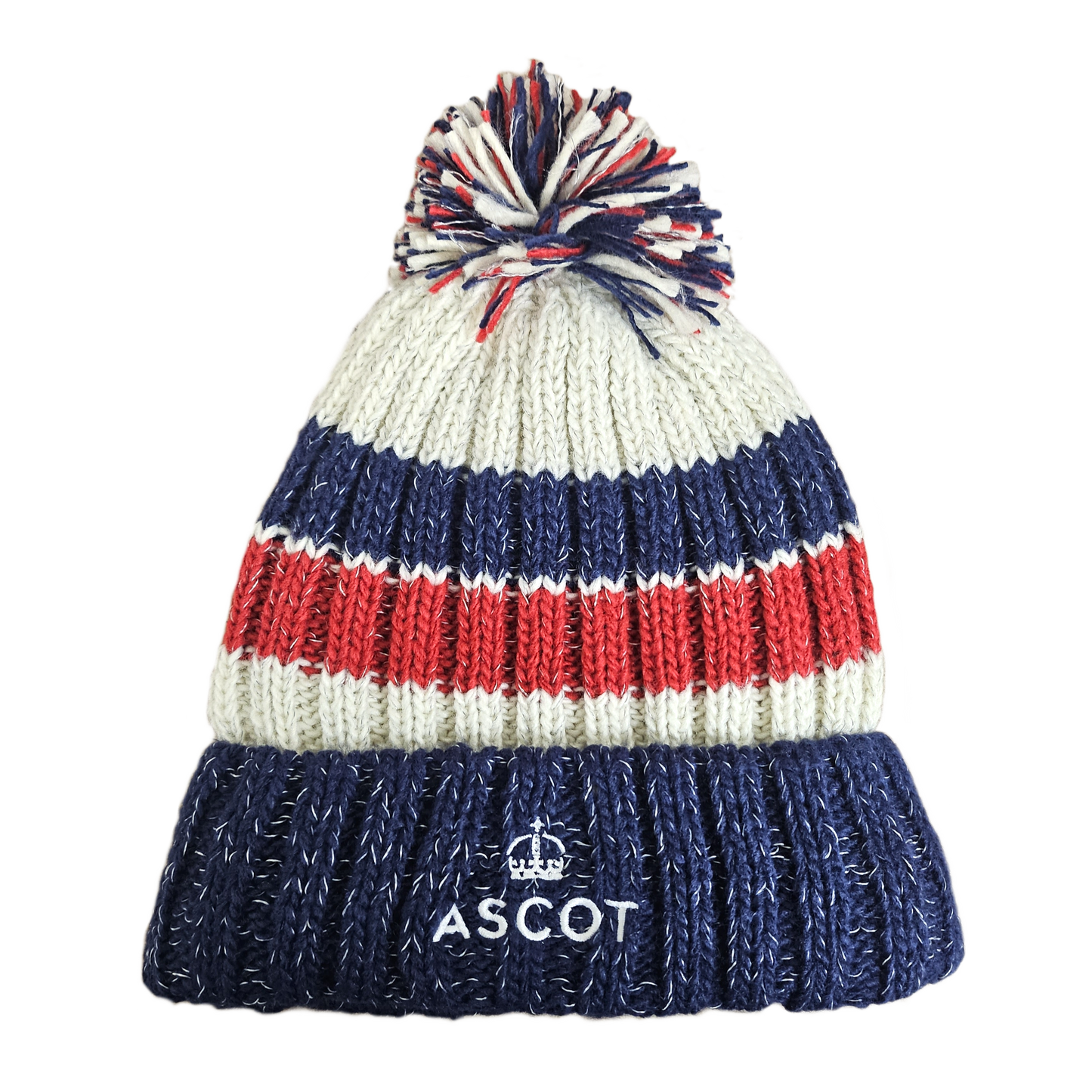 Striped Bobble Hat
